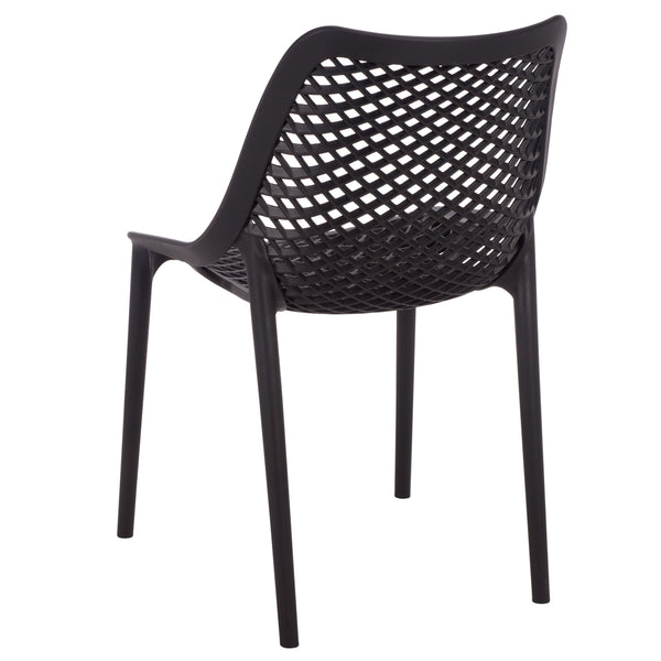 Leila Weather-Resistant Dining Chairs Set Of 2 For Patio — Ergonomic, Durable Polyethylene Seating