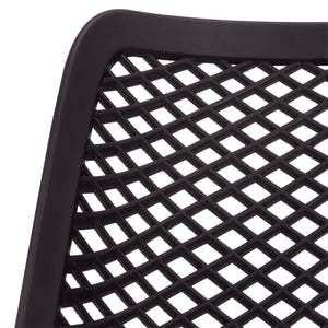 Leila Weather-Resistant Dining Chairs Set Of 2 For Patio — Ergonomic, Durable Polyethylene Seating