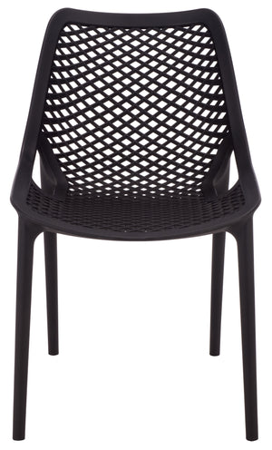 Leila Weather-Resistant Dining Chairs Set Of 2 For Patio — Ergonomic, Durable Polyethylene Seating
