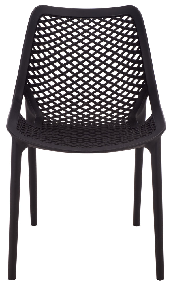 Leila Weather-Resistant Dining Chairs Set Of 2 For Patio — Ergonomic, Durable Polyethylene Seating