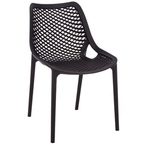 Leila Weather-Resistant Dining Chairs Set Of 2 For Patio — Ergonomic, Durable Polyethylene Seating