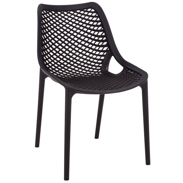 Leila Weather-Resistant Dining Chairs Set Of 2 For Patio — Ergonomic, Durable Polyethylene Seating