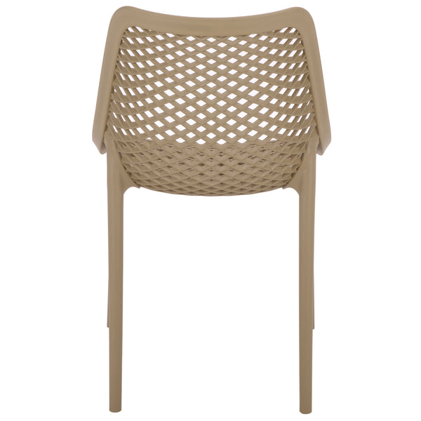 Leila Weather-Resistant Dining Chairs Set Of 2 For Patio — Ergonomic, Durable Polyethylene Seating