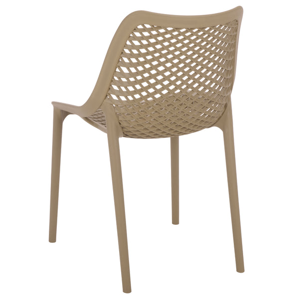 Leila Weather-Resistant Dining Chairs Set Of 2 For Patio — Ergonomic, Durable Polyethylene Seating