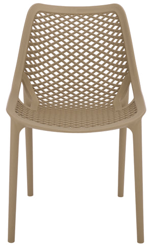 Leila Weather-Resistant Dining Chairs Set Of 2 For Patio — Ergonomic, Durable Polyethylene Seating