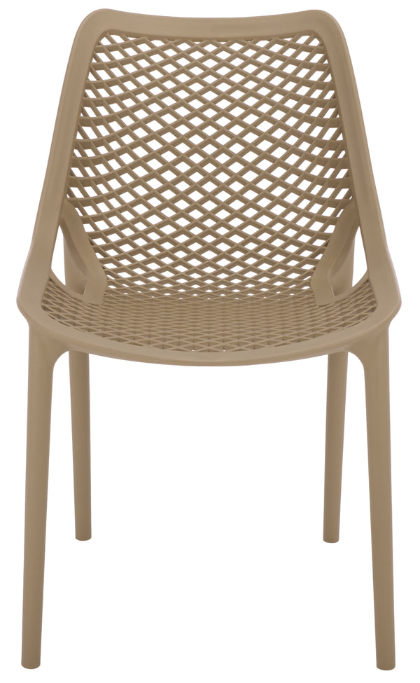 Leila Weather-Resistant Dining Chairs Set Of 2 For Patio — Ergonomic, Durable Polyethylene Seating