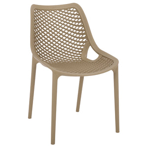 Leila Weather-Resistant Dining Chairs Set Of 2 For Patio — Ergonomic, Durable Polyethylene Seating
