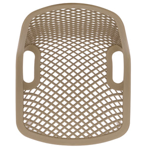 Leila Weather-Resistant Dining Chairs Set Of 2 For Patio — Ergonomic, Durable Polyethylene Seating