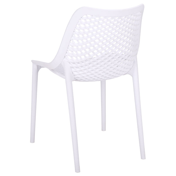 Leila Weather-Resistant Dining Chairs Set Of 2 For Patio — Ergonomic, Durable Polyethylene Seating