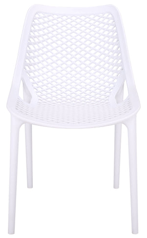 Leila Weather-Resistant Dining Chairs Set Of 2 For Patio — Ergonomic, Durable Polyethylene Seating