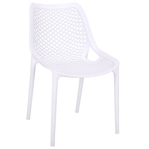 Leila Weather-Resistant Dining Chairs Set Of 2 For Patio — Ergonomic, Durable Polyethylene Seating