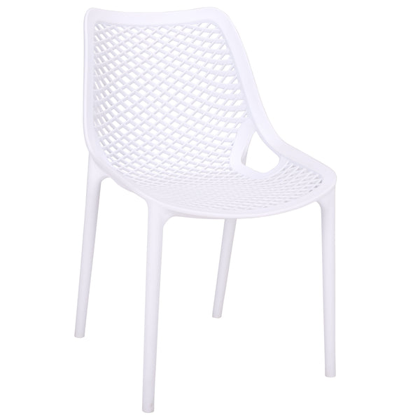 Leila Weather-Resistant Dining Chairs Set Of 2 For Patio — Ergonomic, Durable Polyethylene Seating