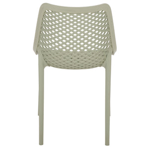 Leila Weather-Resistant Dining Chairs Set Of 2 For Patio — Ergonomic, Durable Polyethylene Seating