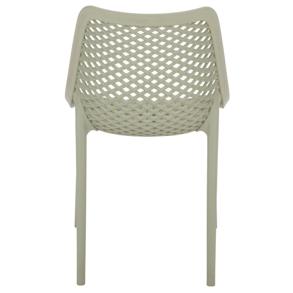 Leila Weather-Resistant Dining Chairs Set Of 2 For Patio — Ergonomic, Durable Polyethylene Seating