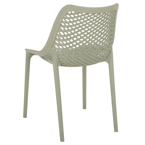Leila Weather-Resistant Dining Chairs Set Of 2 For Patio — Ergonomic, Durable Polyethylene Seating