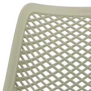 Leila Weather-Resistant Dining Chairs Set Of 2 For Patio — Ergonomic, Durable Polyethylene Seating