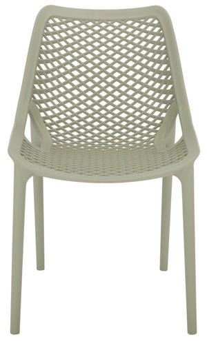 Leila Weather-Resistant Dining Chairs Set Of 2 For Patio — Ergonomic, Durable Polyethylene Seating