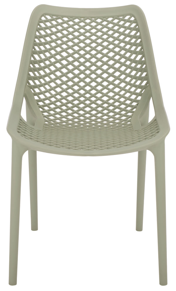 Leila Weather-Resistant Dining Chairs Set Of 2 For Patio — Ergonomic, Durable Polyethylene Seating