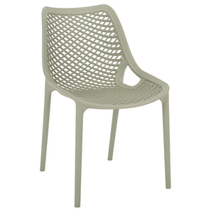 Leila Weather-Resistant Dining Chairs Set Of 2 For Patio — Ergonomic, Durable Polyethylene Seating