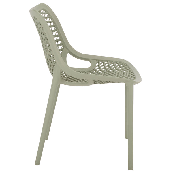 Leila Weather-Resistant Dining Chairs Set Of 2 For Patio — Ergonomic, Durable Polyethylene Seating