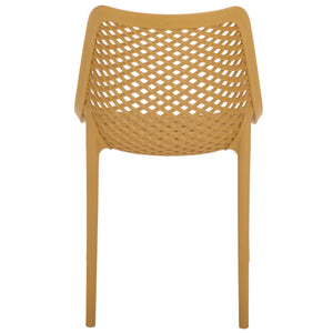 Leila Weather-Resistant Dining Chairs Set Of 2 For Patio — Ergonomic, Durable Polyethylene Seating