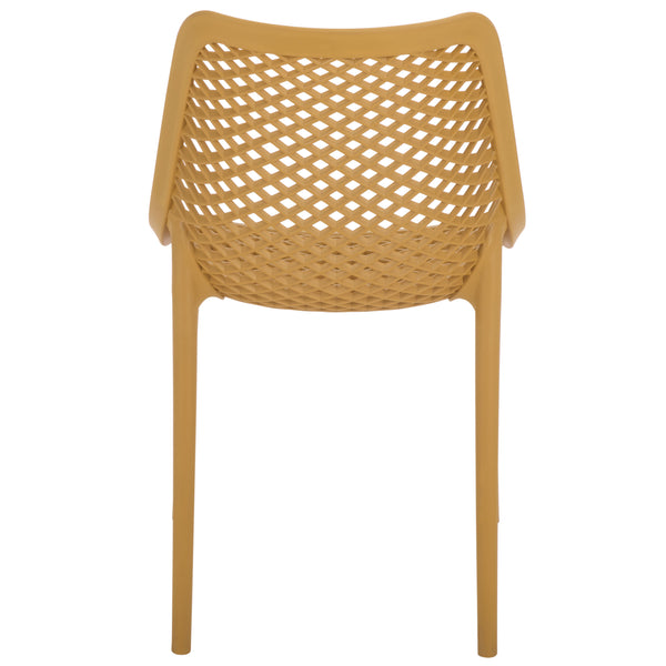 Leila Weather-Resistant Dining Chairs Set Of 2 For Patio — Ergonomic, Durable Polyethylene Seating