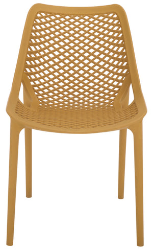 Leila Weather-Resistant Dining Chairs Set Of 2 For Patio — Ergonomic, Durable Polyethylene Seating
