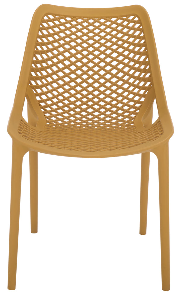 Leila Weather-Resistant Dining Chairs Set Of 2 For Patio — Ergonomic, Durable Polyethylene Seating