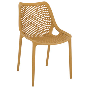 Leila Weather-Resistant Dining Chairs Set Of 2 For Patio — Ergonomic, Durable Polyethylene Seating