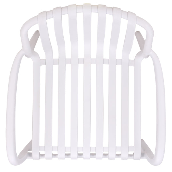 Holly Stacking Dining Armchair Set Of 2 — Weather-Resistant Polyethylene Chairs With Ergonomic Arms And Space-Saving Storage