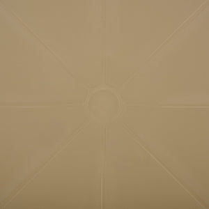 Stella Square Bistro Table For Compact Outdoor Spaces — Weatherproof Polyethylene, Matte Finish
