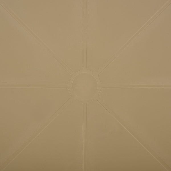 Stella Square Bistro Table For Compact Outdoor Spaces — Weatherproof Polyethylene, Matte Finish