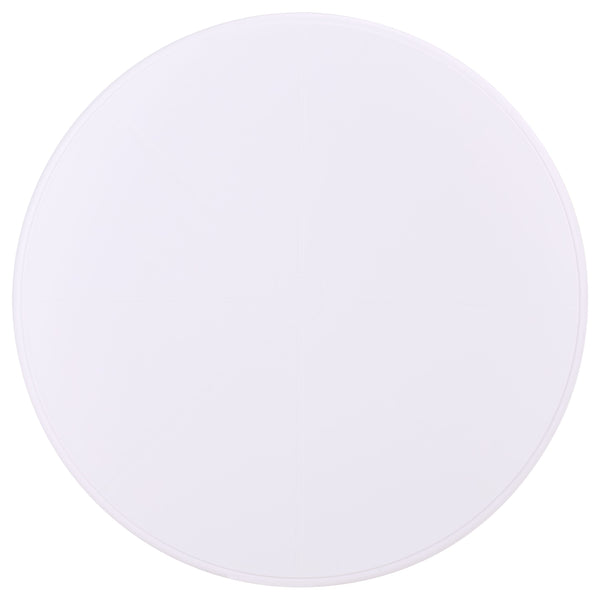 Stella Round Bistro Table — Weather-Resistant Polyethylene Patio Accent For Small Spaces, Easy Care