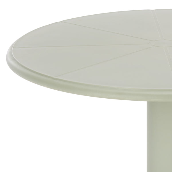 Stella Round Bistro Table — Weather-Resistant Polyethylene Patio Accent For Small Spaces, Easy Care