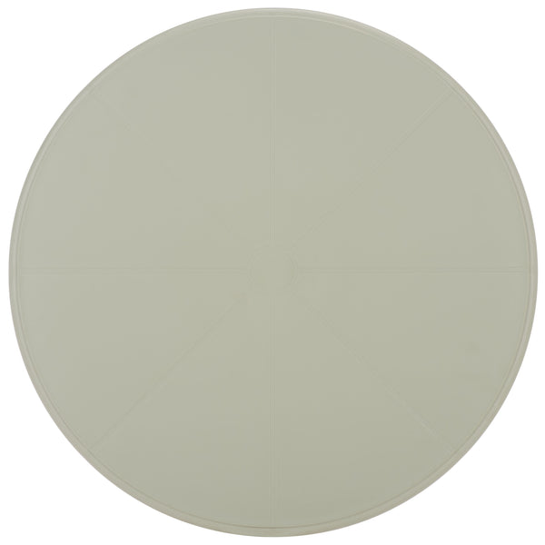 Stella Round Bistro Table — Weather-Resistant Polyethylene Patio Accent For Small Spaces, Easy Care