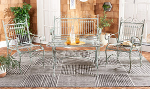 Safavieh Leah 4 Piece Set XII23 Antique Green Iron PAT5000D