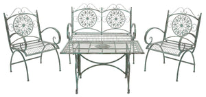 Safavieh Sophie 4 Piece Set XII23 Antique Green Iron PAT5001D