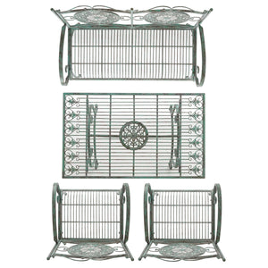 Safavieh Sophie 4 Piece Set XII23 Antique Green Iron PAT5001D