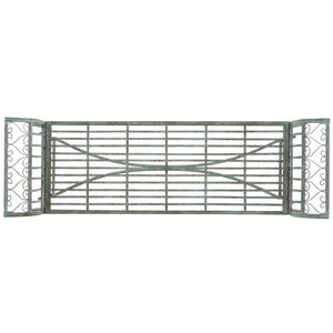 Safavieh Brielle Bench XII23 Antique Green Iron PAT5004D