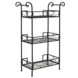 Safavieh Noreen 3 Tier Shelf Black PAT5006E