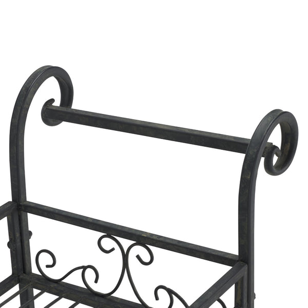 Safavieh Noreen 3 Tier Shelf Black PAT5006E