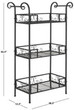 Safavieh Noreen 3 Tier Shelf Black PAT5006E