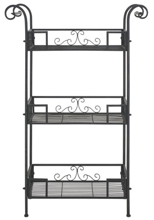 Safavieh Noreen 3 Tier Shelf Black PAT5006E