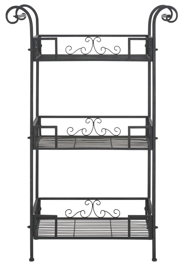 Safavieh Noreen 3 Tier Shelf Black PAT5006E