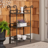 Safavieh Noreen 3 Tier Shelf Black PAT5006E