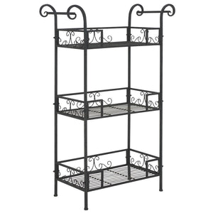 Safavieh Noreen 3 Tier Shelf Black PAT5006E