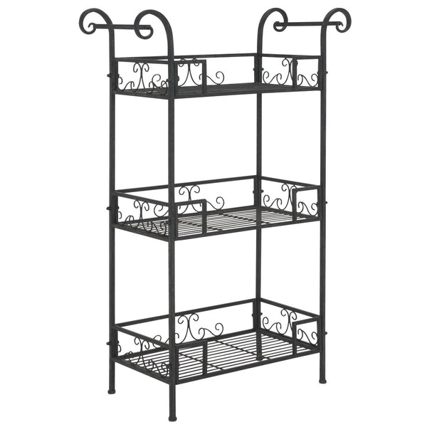 Safavieh Noreen 3 Tier Shelf Black PAT5006E