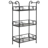 Safavieh Noreen 3 Tier Shelf Black PAT5006E