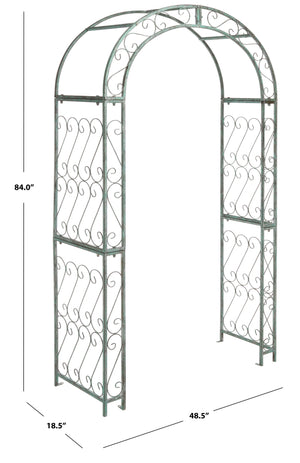 Safavieh Pagan Arch XII23 Antique Green Iron PAT5007D