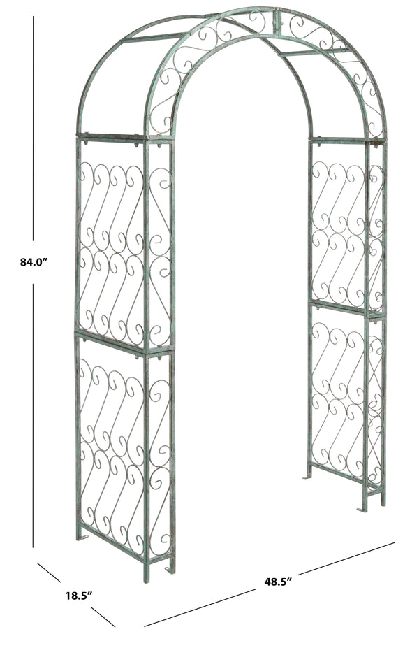Safavieh Pagan Arch XII23 Antique Green Iron PAT5007D